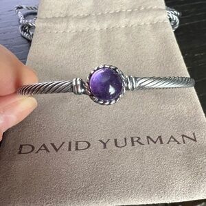 Preowned Authentic David Yurman Amethyst Chatelaine Bracelet
